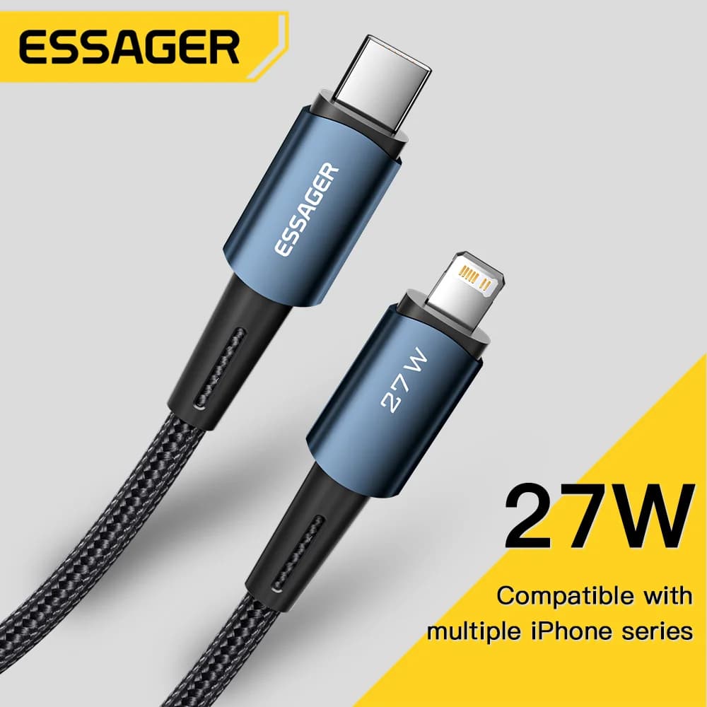 Кабель быстрой зарядки USB-C на Lightning 20 Вт