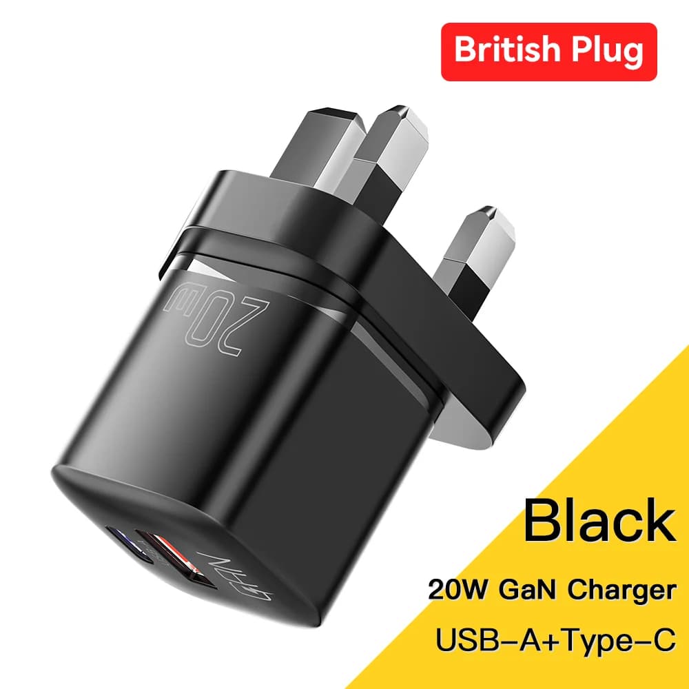 Быстрое зарядное устройство 20W GaN USB-C PD