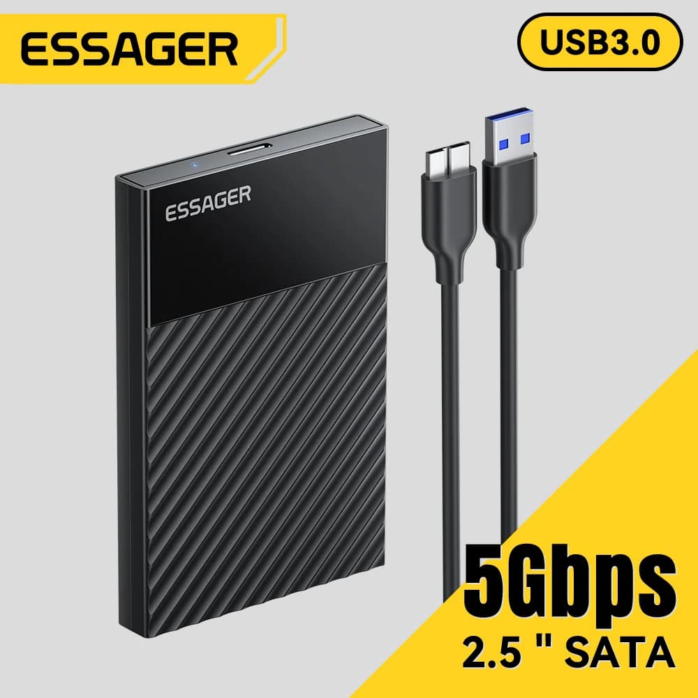 Внешний корпус для SSD/HDD 2.5" с интерфейсом USB 3.0 SATA