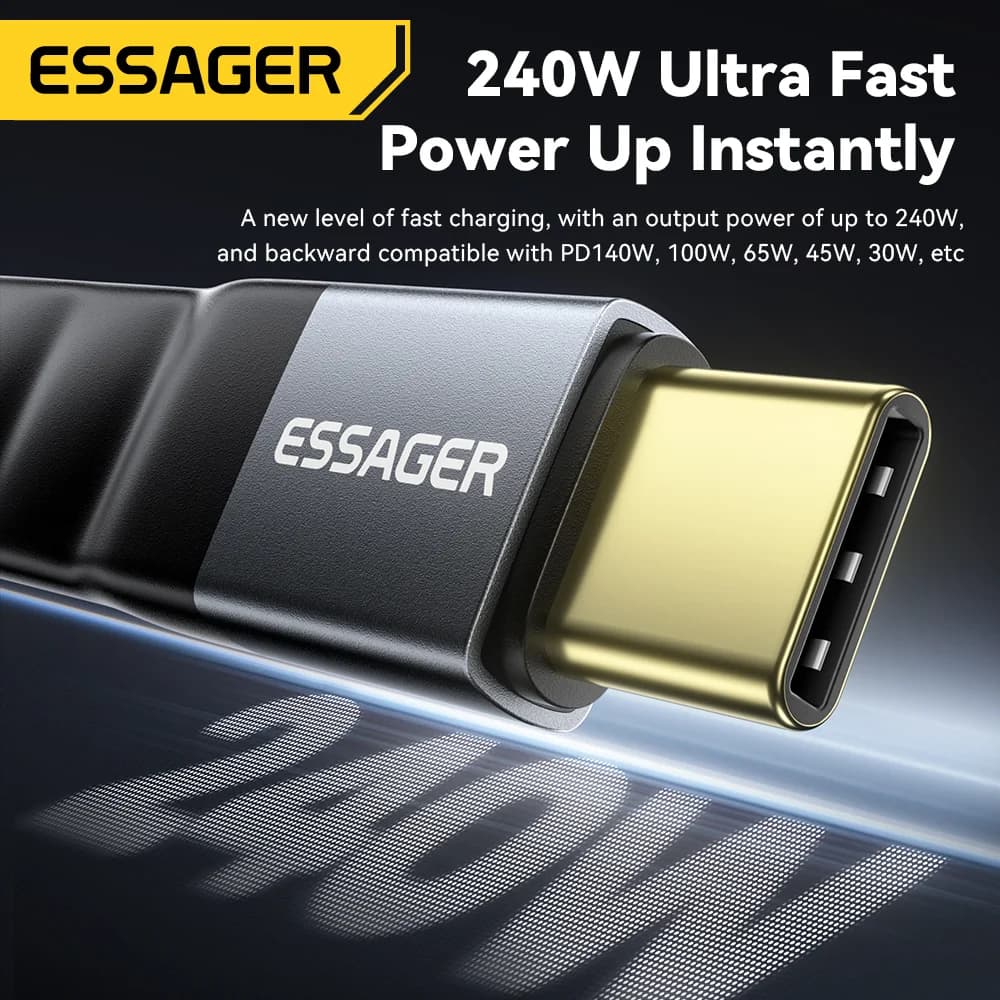 Кабель USB 4.0 Type-C с передачей данных 40 Гбит/с и поддержкой видео 8K