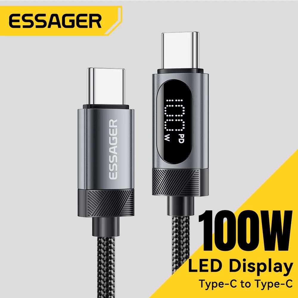 Кабель быстрой зарядки USB-C — USB-C, 100 Вт
