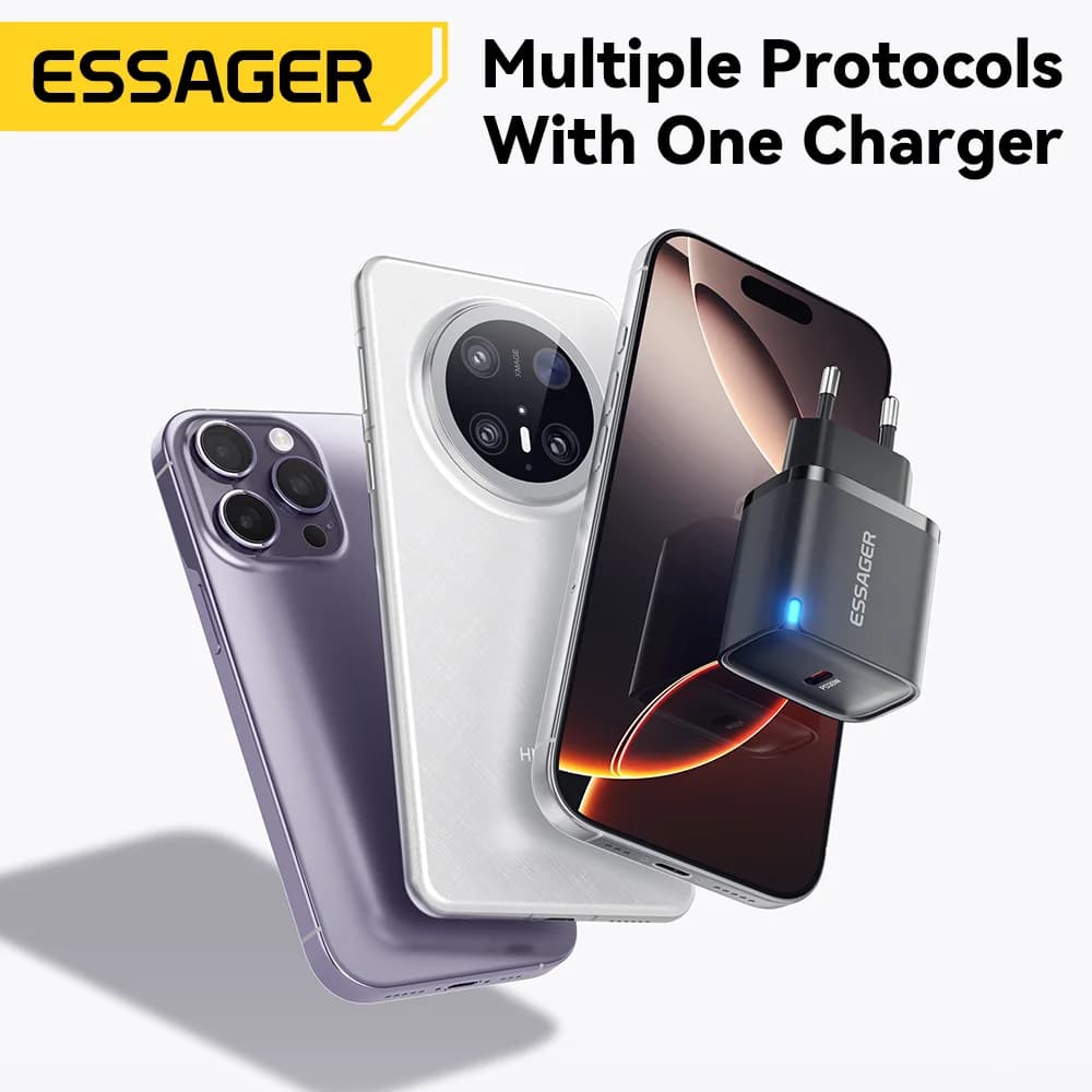 Компактное сетевое зарядное устройство USB-C PD 30 Вт