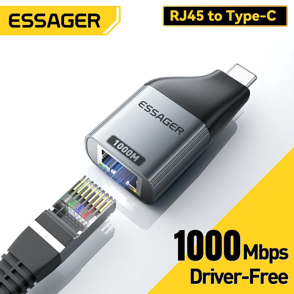 Адаптер USB-C на Gigabit Ethernet RJ45