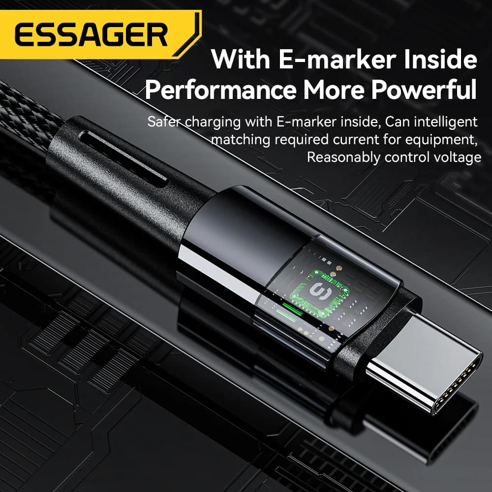 Кабель USB-C 240W Super Fast Charge, 6A