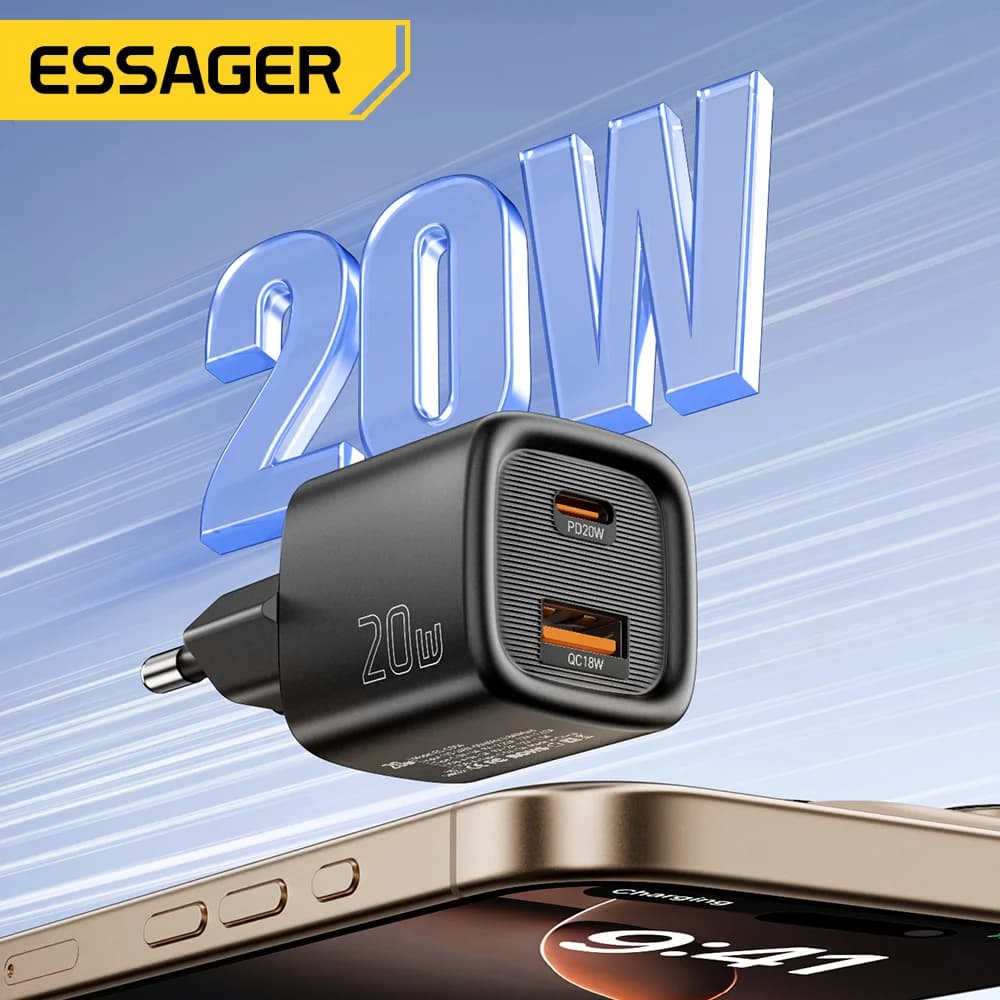 Сетевой адаптер 20W USB-C PD Быстрая зарядка