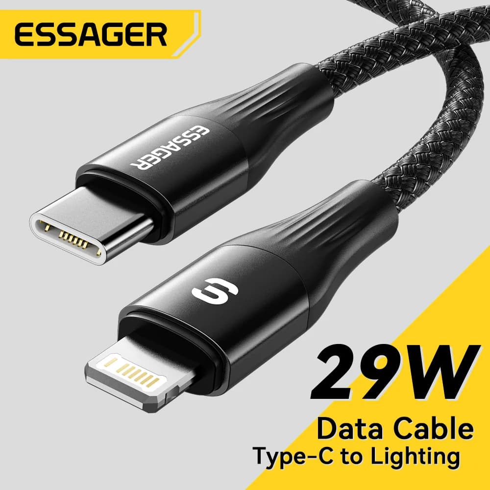 Кабель быстрой зарядки USB-C на Lightning PD
