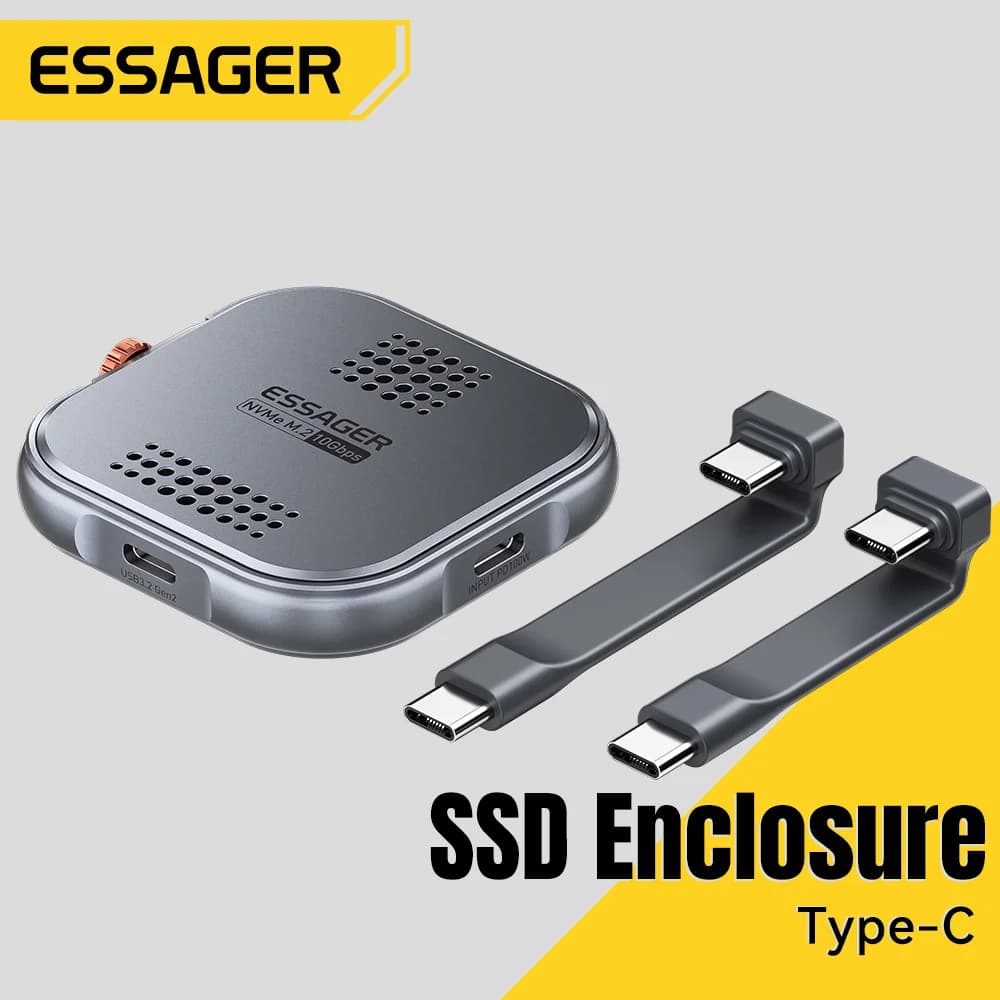 Корпус для SSD M.2 NVMe, USB 3.2 Gen2, 10 Гбит/с
